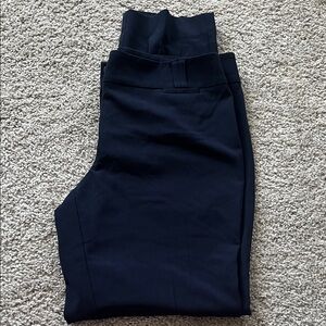 Anne Klein Navy Straight Leg Pants